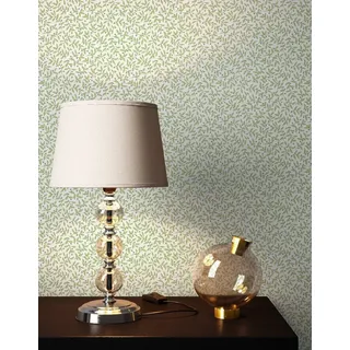 Newroom Vliestapete, Grün Tapete Landhaus Blumen - Blumentapete Weiß Romantisch Floral Blätter Wiese für Wohnzimmer Schlafzimmer Büro grün