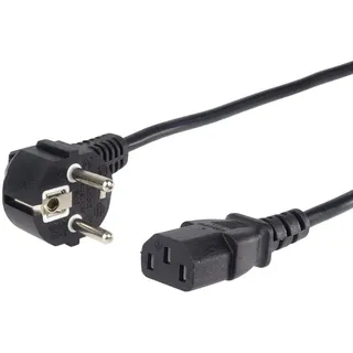 TDCZ PREMIUMCORD Netzkabel 230V, 1m (kpsp1) - Schwarz