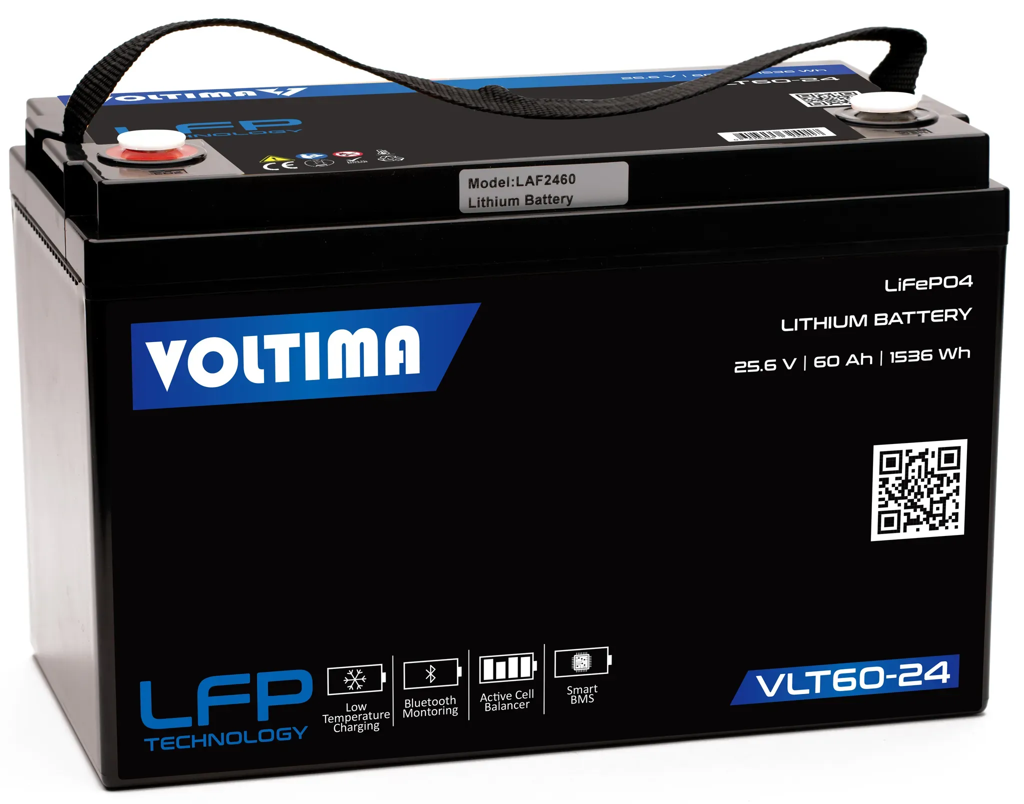 Voltima VLT60 LiFePO4 24V Lithium Versorgungsbatterie 60Ah (Umsatzsteuerbefreit)