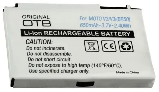 Akku für Motorola PEBL U6, wie Typ BR50, BA700, SNN5696, SNN5696B