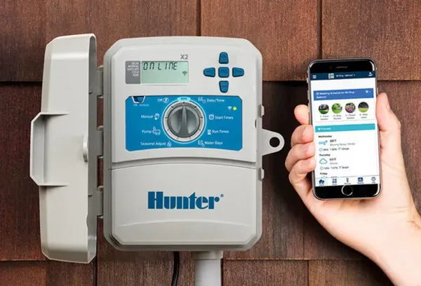 X2-801E Hunter Steuergerät Außenbereich, Hydrawise Software Wifi fähig 8 Stationen Bewässerungscomputer Hunter Typ: X2 801E Wlan fähig