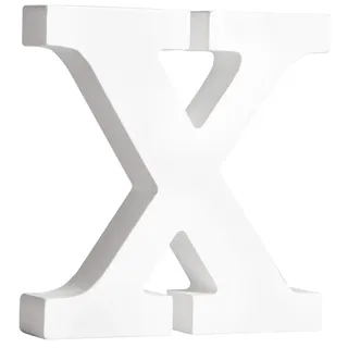 Rayher MDF-Buchstabe X 3D-Buchstabe 11 x 11 cm
