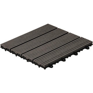 WPC Bavaro anthrazit 30 x 30 x 2,2 cm 6 St.