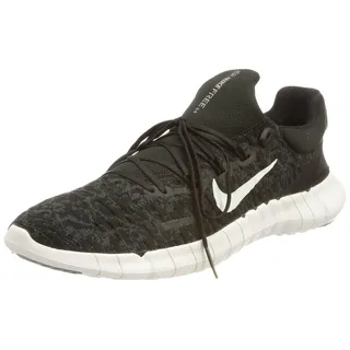 Nike Herren Free Run 5.0 Straßenlaufschuh, Schwarz Weiß Dk Smoke Grey, 42 EU - 42 EU