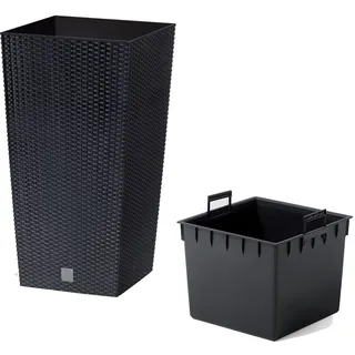 Prosperplast Rato Square 26,5 x 26,5 x 50 cm anthrazit