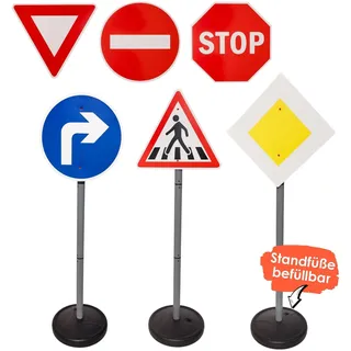 alldoro gmbh alldoro - Verkehrszeichen-Set, 75 cm hoch,