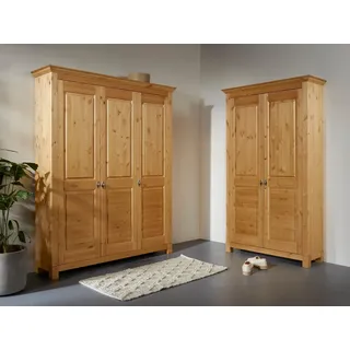 Home Affaire Schuhschrank »Rauna«, aus massiver Kiefer, viel Stauraum, beige
