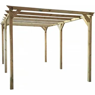 Habitat et Jardin Carport aus Holz 'Solar ii' 3 x 5 x 2,4 m