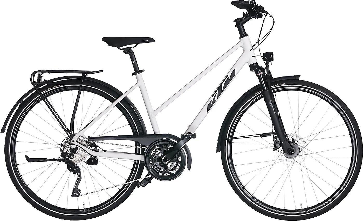 KTM Veneto Light Disc Damen Trapez weiß 2024 - 28" - 46 cm