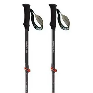 TSL Outdoor Tour Carbon 5 Light Twist Stöcke - Black / Red - 110-130 cm