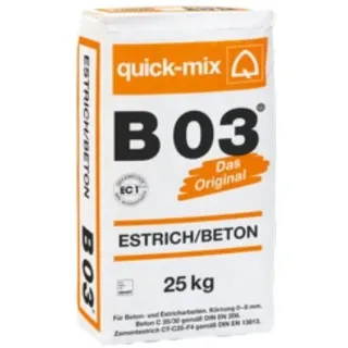 Quick-Mix B 03 Estrich/Beton 25 kg Sack