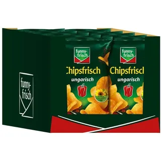 Funny-Frisch Chipsfrisch ungarisch Kartoffelchips Glutenfrei 10 x 150g 10er Pack - 1.5 kg