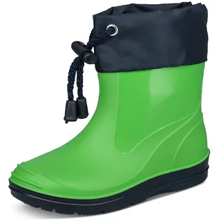 Beck Unisex Kinder Gummistiefel, Grün, 21 EU