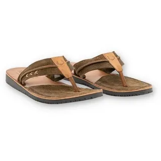 Stockerpoint Herren 1335 Trachtenflipflop, havanna gespeckt - 45