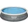 Aufstellpool ⌀ 457 x 107 cm Grau inkl. Filterpumpe