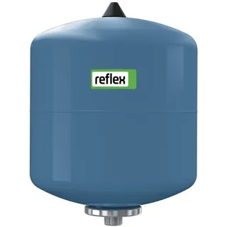 Reflex Membran-Druckausdehnungsgefäß 18 Liter 10 bar | Refix DE 18 7303013 | Ausdehnungsgefäß für Brauchwasseranlage | bis zu 70 °C | Blau | Anschluss G 3/4"