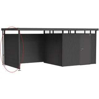 Biohort Seitenwand für Seitendach bei Gerätehaus HighLine Gr. H3 Dunkelgrau