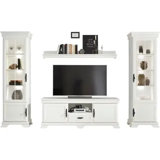 Home Affaire Wohnwand »Royal«, (4 St., bestehend aus 2 Vitrinen, 1 Lowboard und 1 Wandboard), exclusiv Design im Landhausstil,