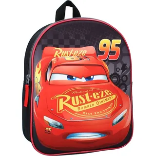 Vadobag 3D Kinderrucksack 9 Liter Cars Race Ready - Schwarz