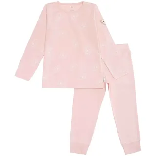 Steiff Schlafanzug 2tlg. lang, Pyjamaset, Silver PINK, 92