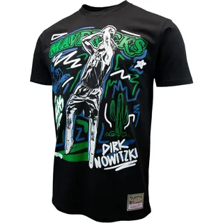 Mitchell & Ness NBA Chalked Up Tee Mavericks Dirk Nowitzki - M