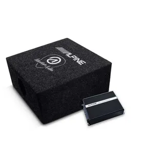 ALPINE SPC-W84ACRA2-2 Subwoofer mit 6-Kanal-DSP-Verstärker für VW Crafter Auto-Subwoofer (120 W, max.: W 20 cm) schwarz