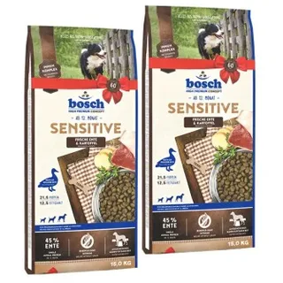 Bosch Tiernahrung HPC Sensitive Ente & Kartoffel 2 x15 kg