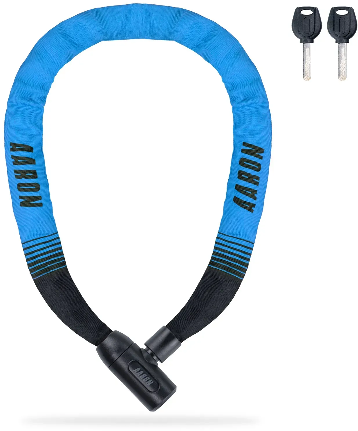 AARON Lock One Fahrradschloss mit Schlüssel - Blau
