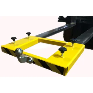 A. Weyck Tools Doppelte Rangierhilfe Kugelkopf 133x53cm für Gabelstapler Zugmaul Anhänger #30