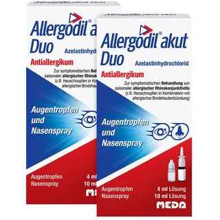 ALLERGODIL akut Duo 4ml Doppelpack 2X1 St