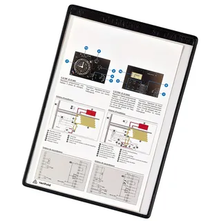 Tarifold Magnetische Tafel A4, univschwarz 1 VE 5 Stück