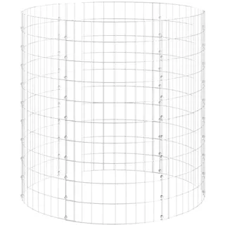 Maison Exclusive - Gabionen-säule Rund Verzinkter Stahl Ø100x100