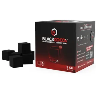 BLACKCOCO ́s - Shisha Kohle WasserpfeifeNatur Shishakohle Naturkohle Grill 1kg