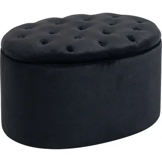 Homcom Sitzbank 71 x 52 x 42 cm - Schwarz