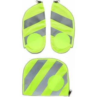ergobag Zip-Tasche Schulranzen-Zubehör Reflector Stripes Safety Set Yellow neongelb - Hellgelb