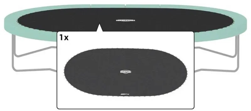 BERG Airflow Sprungtuch für Grand Champion und Elite 350 Trampoline, oval