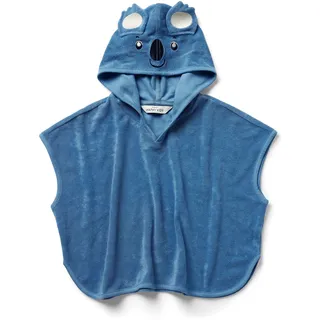 Tchibo - Kinder-Frottierponcho - Herren - Gr. 86/92 - dunkelblau