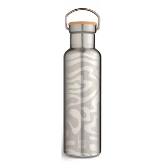 GOT BAG BOTTLE Swirl Silber 0,6 l