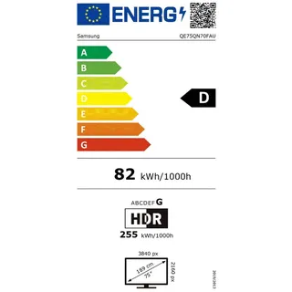 QE75QN70F 75" Neo QLED 4K Vision AI Smart TV QN70F