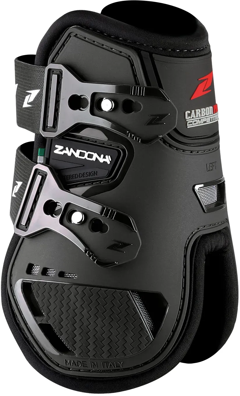 Zandona CARBON PRO COMPETITION Fetlock Streichkappen black, Größe: M
