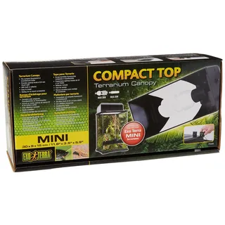 Exo Terra Kompakte Terrarium-abdeckung - Black - 30 cm