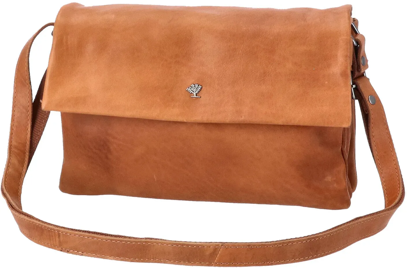 The Skandinavian Brand Leder Umhängetasche - Cognac
