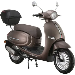 Alpha Motors Cappucino 125 ccm 8,56 PS 85 km/h mattbraun inkl. Topcase