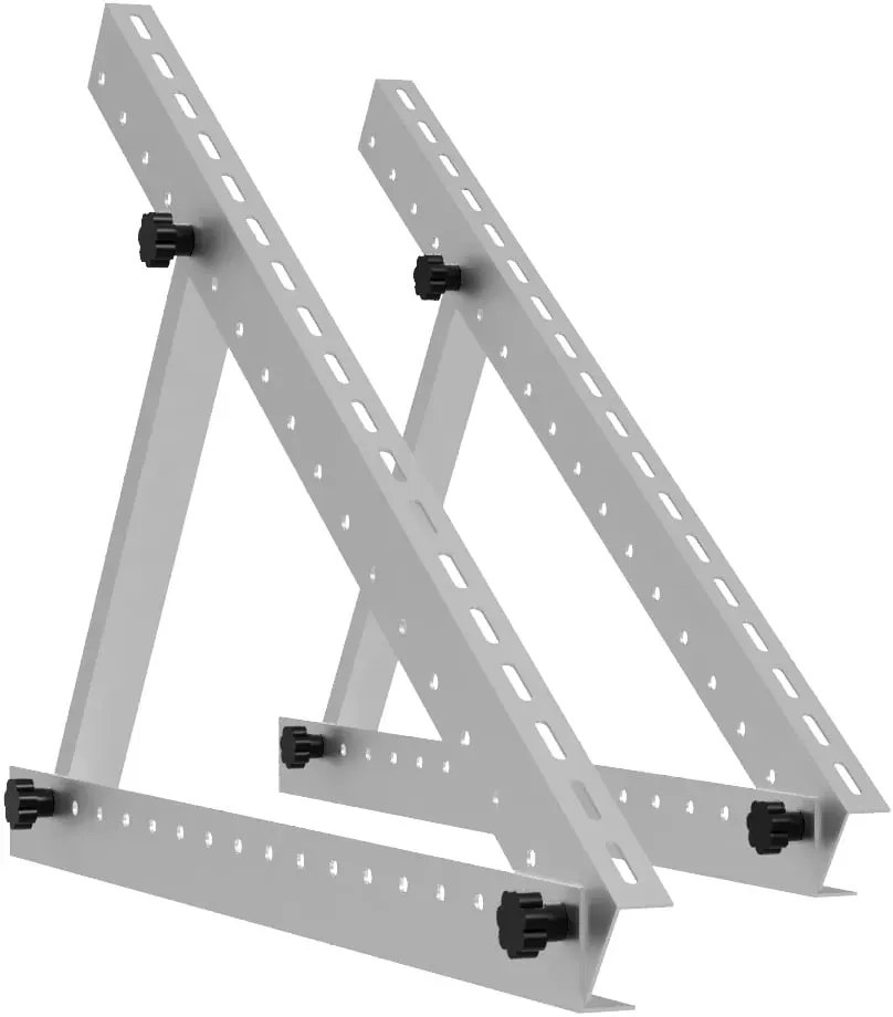 Solarmodulträger Neigungs-verstellbar 0-90° bis 712mm Modulbreite