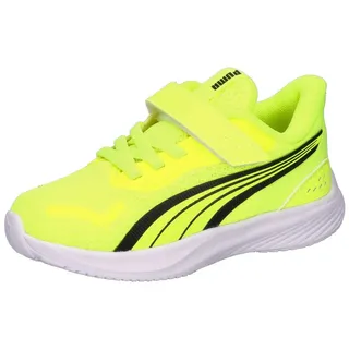 Puma Pounce AC+ Inf Sneaker, Yellow ALERT Black White, 27 - 27