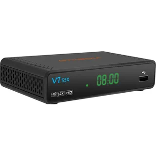 GTMEDIA V7 S5X Satelliten-Decoder, digitale TV-Set-Top-Box, unterstützt DVB-S/S2/S2X, unterstützt H.265 (8 Bit), europäischer Standard