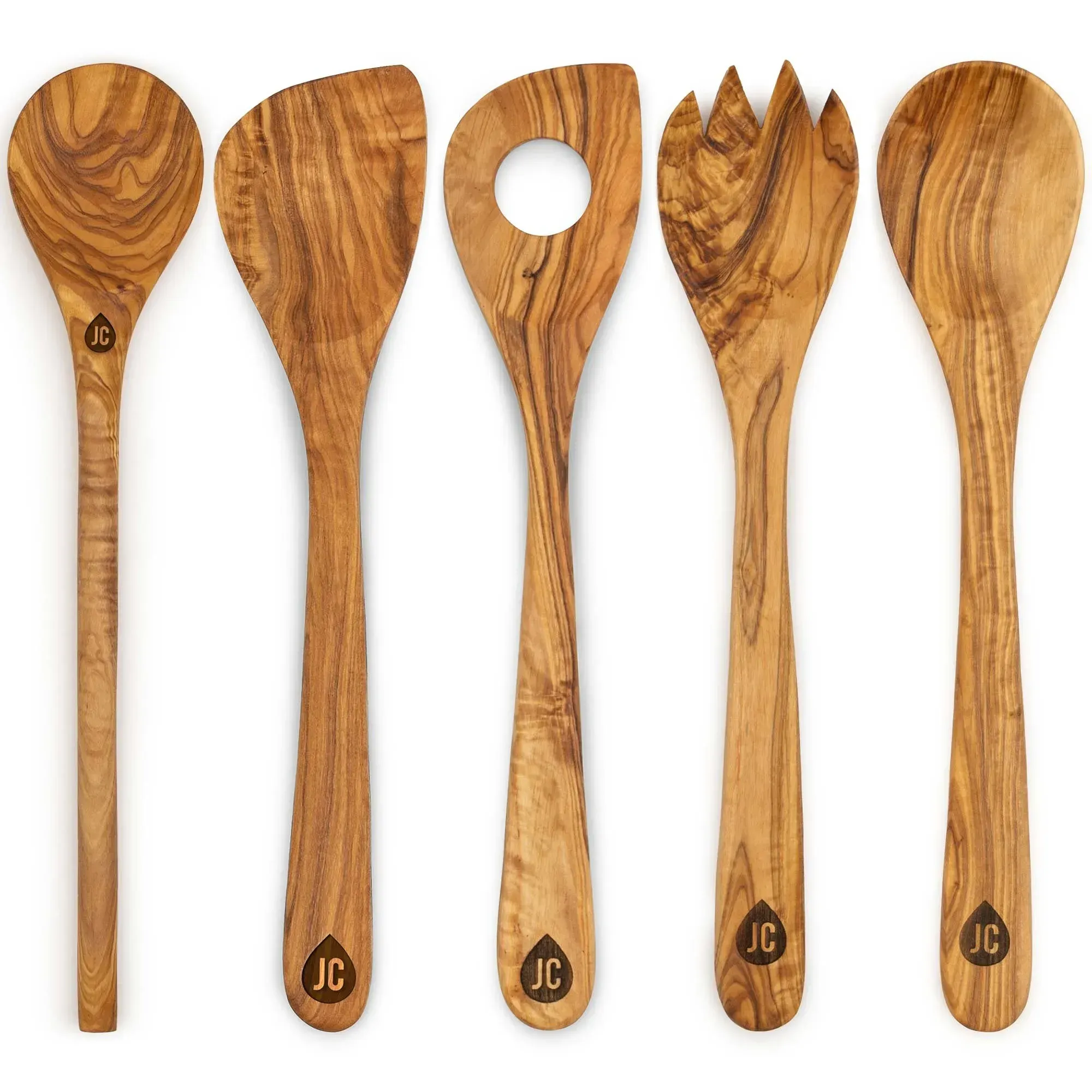 JC Olivenholz - Premium 5er Set