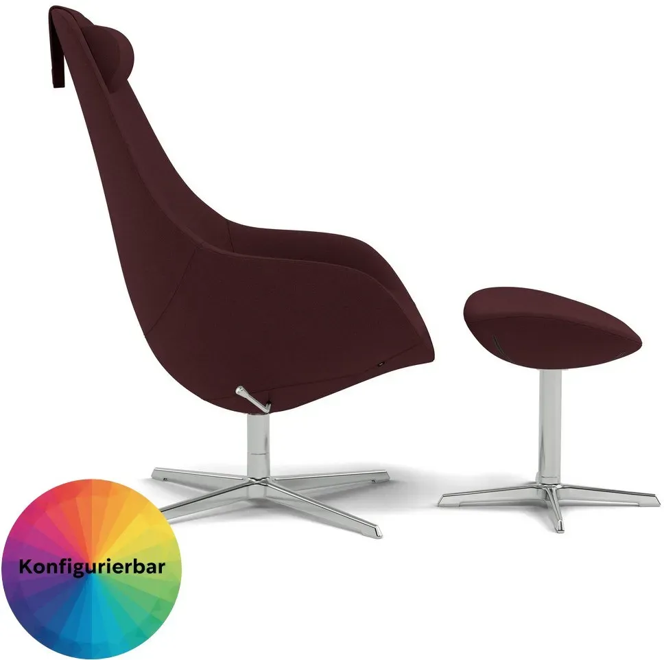 Varier Kokon - Entspannungssessel / Sessel mit Fußhocker
