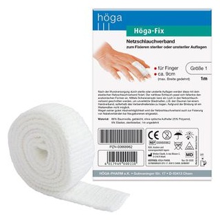 Höga Schlauchverband Fix, Finger, 1m, Größe 1