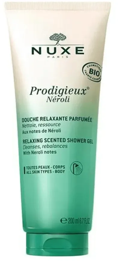 Nuxe PRODIGIEUX Neroli Relaxing Scented Shower Gel (200 ml)